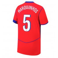 Paris Saint-Germain Marquinhos #5 Tretí futbalový dres 2025-26 Krátky Rukáv
